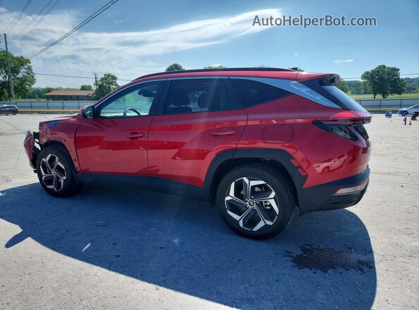 5NMJF3AE1PH250677 2023 HYUNDAI TUCSON Burgundy Trasero izquierdo