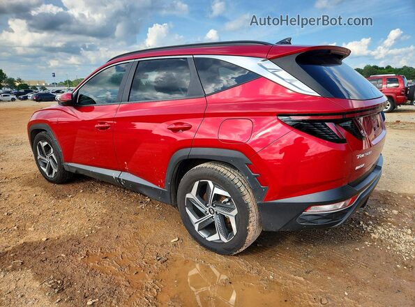 5NMJF3AE3NH009233 2022 HYUNDAI TUCSON Red Задня ліва чверть