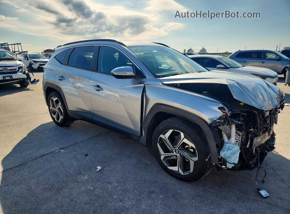 5NMJF3AE5NH001621 2022 HYUNDAI TUCSON Серебряный Передняя правая четверть