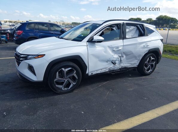 5NMJF3AE6NH003717 2022 HYUNDAI TUCSON Белый Передняя левая четверть