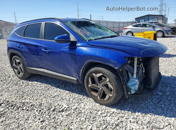 5NMJF3AE6NH161023 2022 HYUNDAI TUCSON Blue წინა მარჯვენა