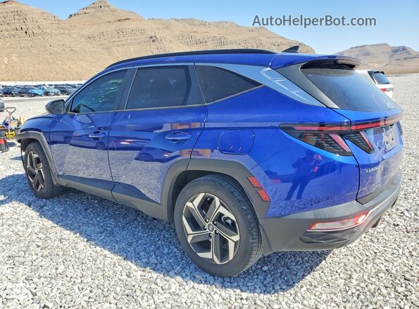 5NMJF3AE6NH161023 2022 HYUNDAI TUCSON Blue უკანა მარცხენა