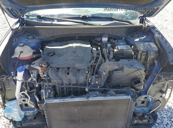 5NMJF3AE6NH161023 2022 HYUNDAI TUCSON Blue ძრავის განყოფილების ხედი