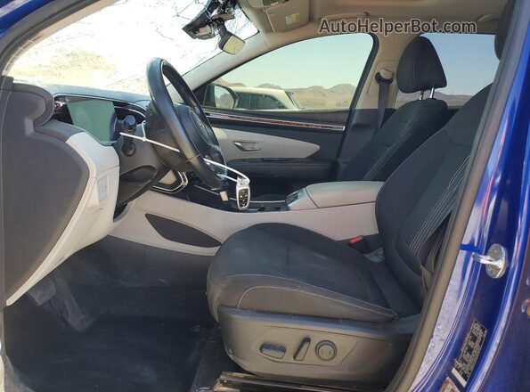 5NMJF3AE6NH161023 2022 HYUNDAI TUCSON Blue წინა სალონის ხედი