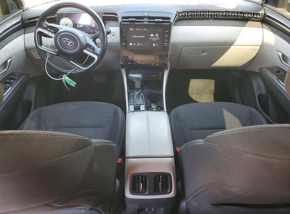 5NMJF3AE6NH161023 2022 HYUNDAI TUCSON Blue წინა პანელის ხედი