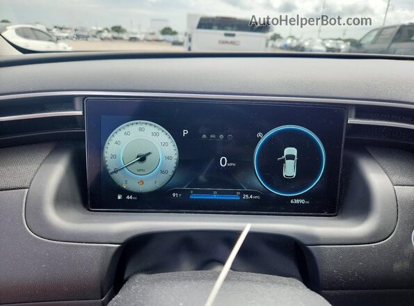 5NMJF3AE7PH195619 2023 HYUNDAI TUCSON Black Instrument cluster view