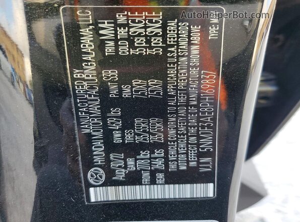5NMJF3AE8PH169837 2023 HYUNDAI TUCSON Черный Вид подкапотного пространства