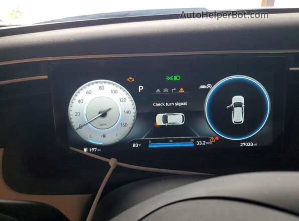 5NMJF3DEXRH357953 2024 HYUNDAI TUCSON Угольный Вид щитка приборов