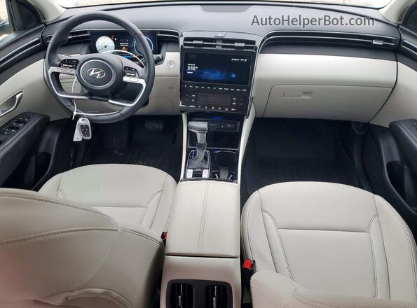 5NMJF3DEXRH374347 2024 HYUNDAI TUCSON White Vista del salpicadero