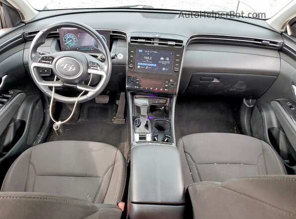 5NMJFCAE0NH099330 2022 HYUNDAI TUCSON Silver Widok deski rozdzielczej