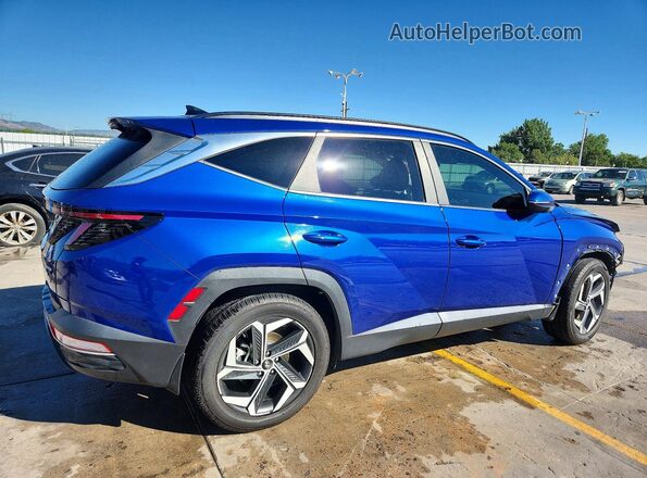 5NMJFCAE0NH107085 2022 HYUNDAI TUCSON Blue Rear right