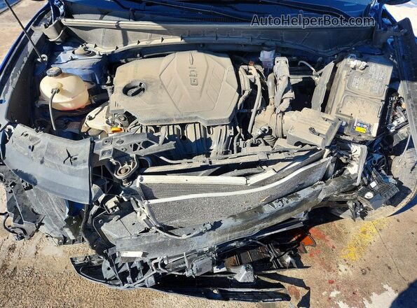 5NMJFCAE0NH107085 2022 HYUNDAI TUCSON Blue Engine compartment view