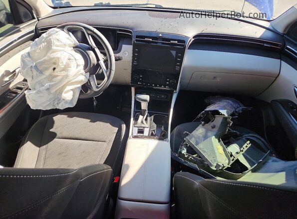 5NMJFCAE0NH107085 2022 HYUNDAI TUCSON Blue Dashboard view
