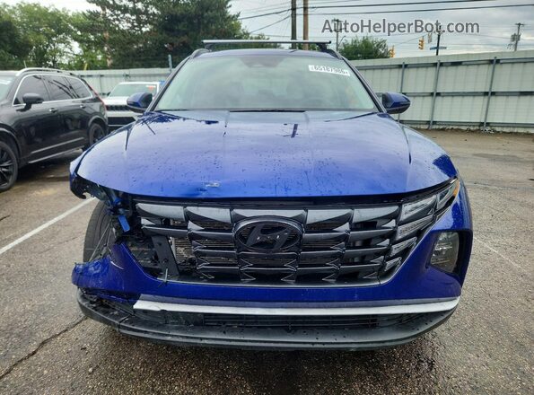 5NMJFCAE0NH115848 2022 HYUNDAI TUCSON Blue Vista frontal