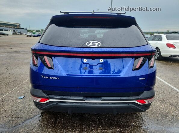 5NMJFCAE0NH115848 2022 HYUNDAI TUCSON Blue Vista trasera