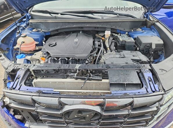 5NMJFCAE0NH115848 2022 HYUNDAI TUCSON Blue Vista del compartimento del motor