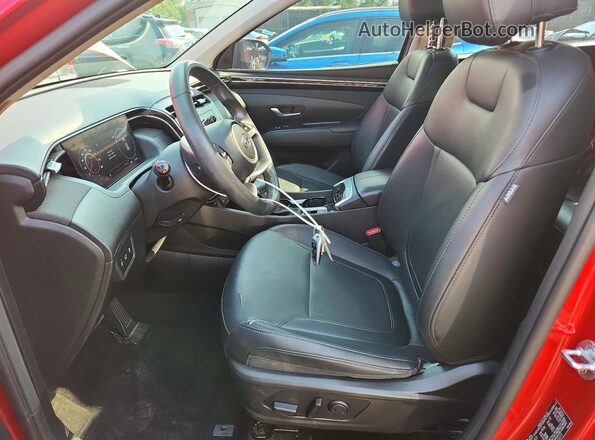 5NMJFCAE0PH255773 2023 HYUNDAI TUCSON Red Widok wnętrza z przodu