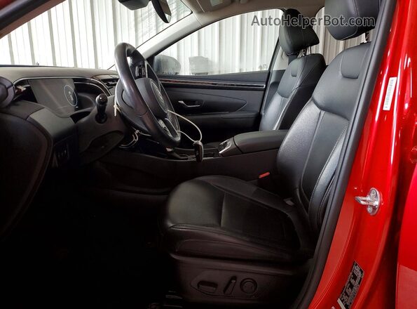 5NMJFCAE1PH196216 2023 HYUNDAI TUCSON Red Front interior view