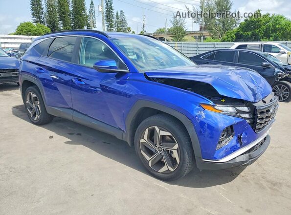 5NMJFCAE1PH206419 2023 HYUNDAI TUCSON Blue Front right