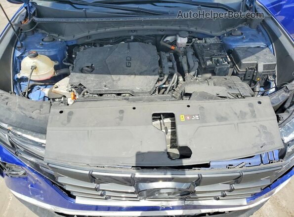 5NMJFCAE1PH206419 2023 HYUNDAI TUCSON Blue Engine compartment view