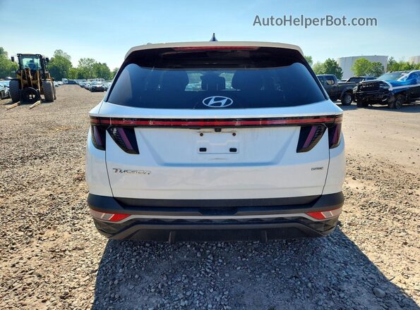 5NMJFCAE2NH014746 2022 HYUNDAI TUCSON White Вид ззаду