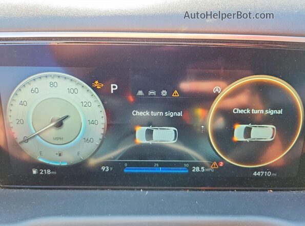 5NMJFCAE2NH014746 2022 HYUNDAI TUCSON White Вид щитка приладів