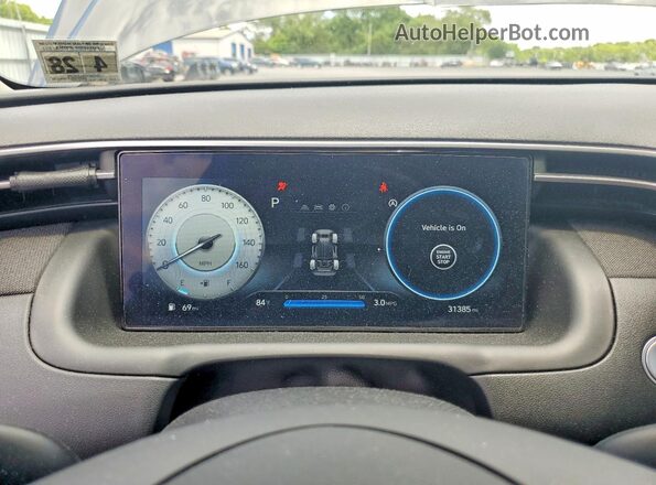 5NMJFCAE2PH254818 2023 HYUNDAI TUCSON Gray Widok zestawu wskaźników