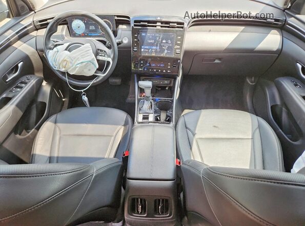 5NMJFCAE2PH273529 2023 HYUNDAI TUCSON Charcoal Dashboard view