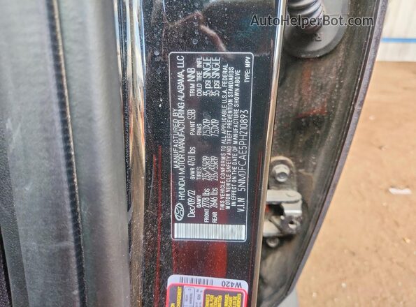 5NMJFCAE5PH210893 2023 HYUNDAI TUCSON Black Vista del compartimento del motor