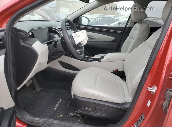 5NMJFCAE6PH197863 2023 HYUNDAI TUCSON Maroon Widok wnętrza z przodu