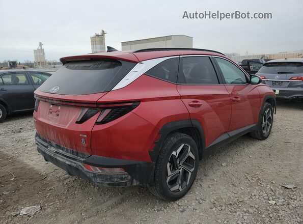 5NMJFCAE6PH197863 2023 HYUNDAI TUCSON Maroon Tył prawy