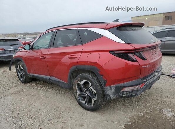 5NMJFCAE6PH197863 2023 HYUNDAI TUCSON Maroon Tył lewy
