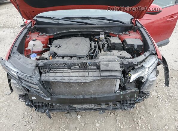 5NMJFCAE6PH197863 2023 HYUNDAI TUCSON Maroon Widok komory silnika