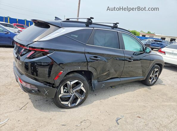 5NMJFCAE8NH069377 2022 HYUNDAI TUCSON Black Trasero derecho