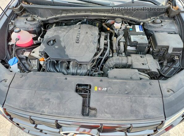 5NMJFCAE8NH069377 2022 HYUNDAI TUCSON Black Vista del compartimento del motor