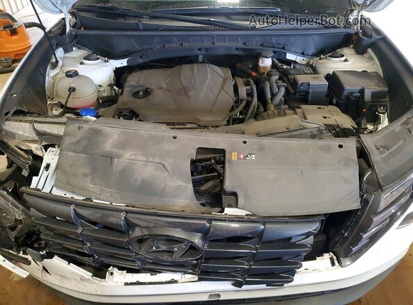 5NMJFCAE8PH279125 2023 HYUNDAI TUCSON White ძრავის განყოფილების ხედი