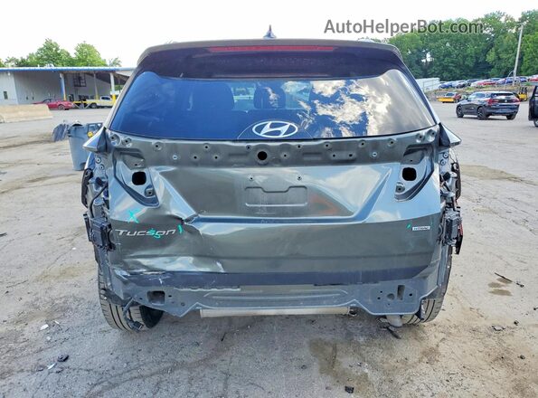 5NMJFCAE9NH128176 2022 HYUNDAI TUCSON Gray Հետևի տեսք