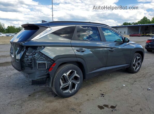 5NMJFCAE9NH128176 2022 HYUNDAI TUCSON Gray Հետևի աջ