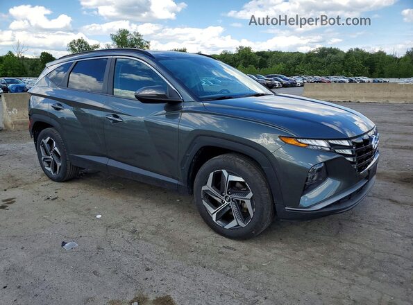 5NMJFCAE9NH128176 2022 HYUNDAI TUCSON Gray Առջևի աջ