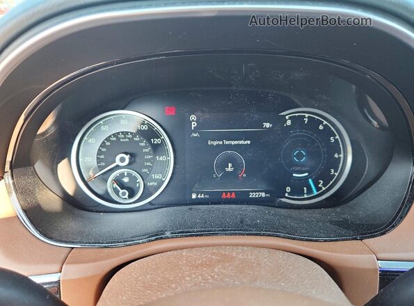 5NMMADTB2SH025469 2025 GENESIS GV70 Black Instrument cluster view