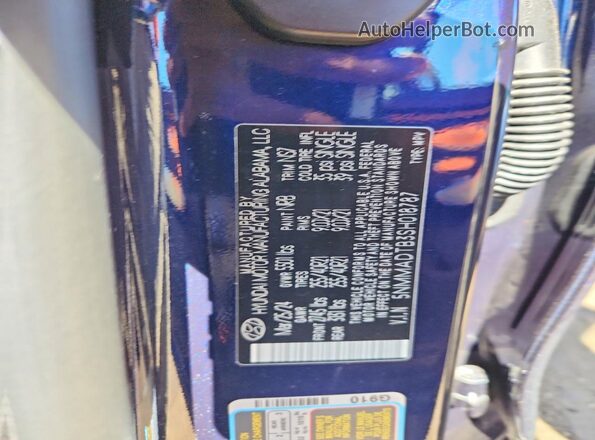 5NMMADTB3SH018787 2025 GENESIS GV70 Blue Engine compartment view