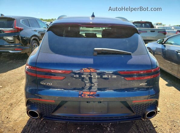 5NMMADTB3SH018787 2025 GENESIS GV70 Blue Rear view