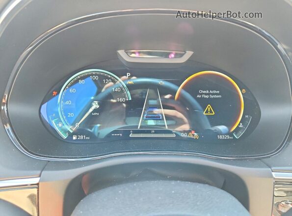 5NMMADTB3SH018787 2025 GENESIS GV70 Blue Instrument cluster view