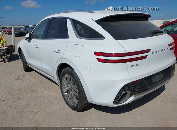 5NMMADTB3SH031894 2025 GENESIS GV70 White უკანა მარცხენა