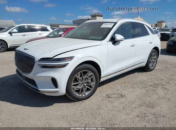5NMMADTB3SH031894 2025 GENESIS GV70 White წინა მარცხენა ხედი სამი მეოთხედიდან