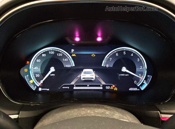 5NMMADTB5RH003525 2024 GENESIS GV70 Silver Instrument cluster view