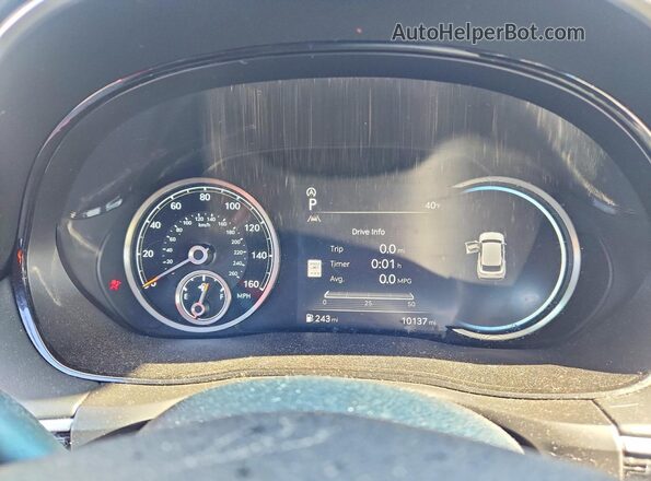 5NMMADTB9SH032712 2025 GENESIS GV70 Blue Սարքավորումների վահանակի տեսք