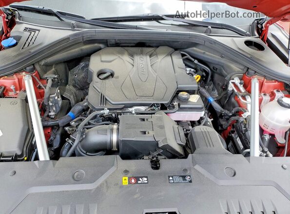 5NMMADTBXSH027065 2025 GENESIS GV70 Red Engine compartment view