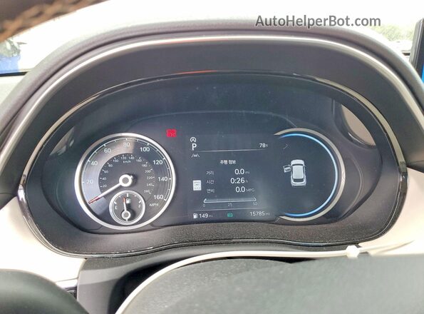 5NMMADTBXSH027065 2025 GENESIS GV70 Red Instrument cluster view