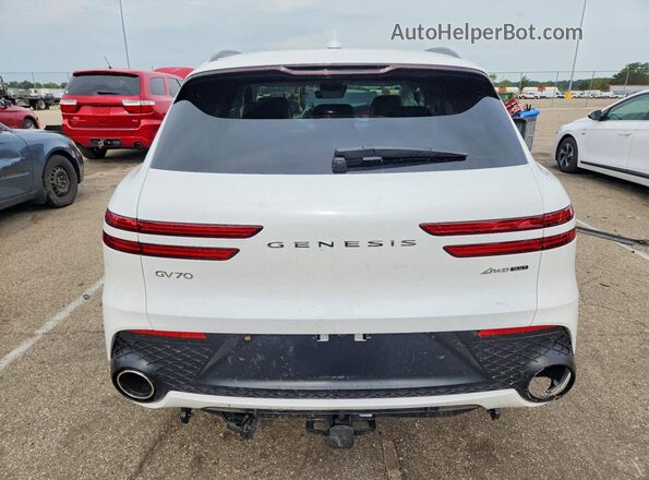 5NMMCDTC4SH030630 2025 GENESIS GV70 White Rear view